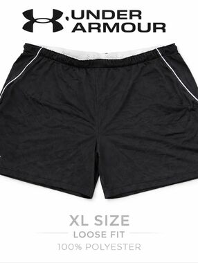 Under Armour Athletic Shorts Black Women’s XL Lightweight Gym Running Shorts